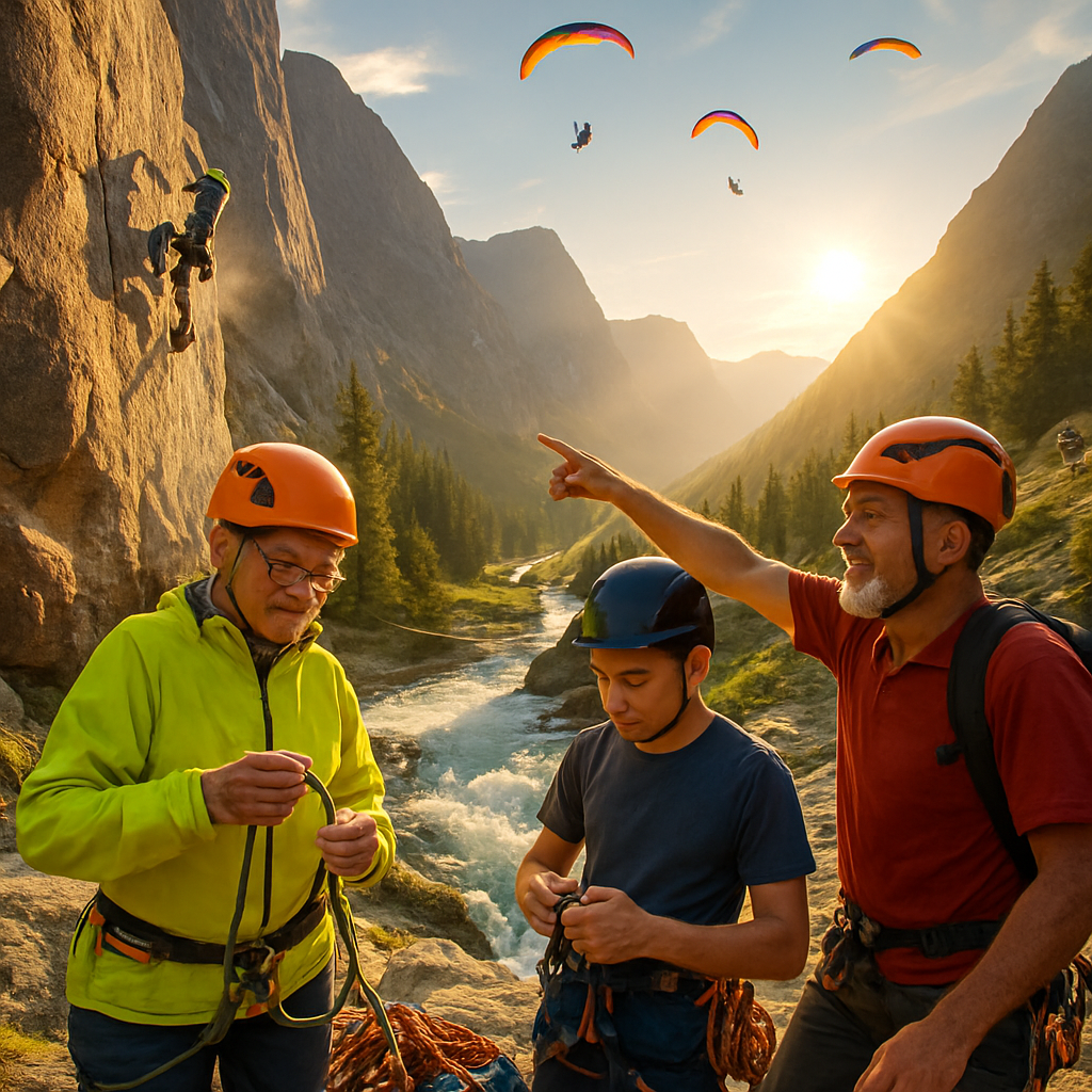 Adventure sports logo image